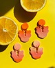 kolczyki z masy plastycznej Kolczyki APEROL 1