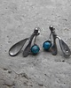 kolczyki wire wrapping Apatyt  - sztyfty 1