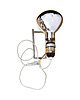 lampy stołowe Przemysłowa lampa stołowa, grzewcza Wally Ball Niemcy, lata 60. 7