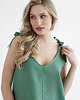topy damskie Lniany Top MEADOW EUCALYPTUS GREEN 5