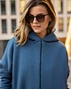 bluza z kapturem damska Płaszczobluza No.2 Niebieski Dżins 1