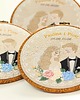 Ślub - inne Personalizowana pamiątka ślubna, haft w oprawie vintage 2