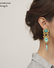 kolczyki soutache Długie kolczyki sutasz z jadeitem 3