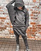 bluzy dla chłopców Czarna bluza BAT 1