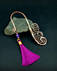 zakładki do książek Miedziana zakładka do książki wire wrapping 6