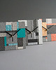 zegary Geometryczny zegar stołowy less waste 5
