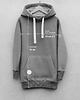 bluza z kapturem damska Bardzo ciepła bluza CHOKA LAZY KANGAROO GREY oversize 6