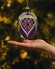 ozdoby choinkowe Bombka choinkowa: Ekskluzywne jajo Faberge z kryształami: purpurowe 2