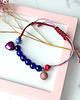 bransoletki na sznurku RED&VIOLET - INTERESUJĄCA BRANSOLETKA z zawieszkami 1