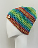 czapki damskie Kolorowa czapka całoroczna przejściowa cienka all season S/M 1