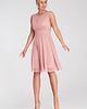 sukienki midi damskie Elegancka sukienka koktajlowa midi bez rękawów z wycięciem na plecach - M1208 2