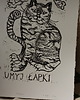 grafiki i ilustracje Grafika tygrys linoryt / grafika na ścianę 1