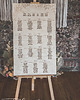Ślub - inne Table Plan - Plan Stołów grawerowany 1