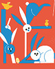 kartki wielkanocne Funny Bunnies Kartka Wielkanocna od PIESKOT 1