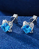 kolczyki srebrne Kolczyki srebrne Moissanite 3