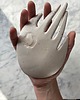 pojemniki na biżuterię Ceramiczna Łapka Handmade Talerzyk na Biżuterię Niebieskie Ciapki 2