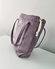 torby na ramię Torba SummerBag LAVANDA-duża lawendowa torba sztruksowa 2