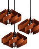 lampy wiszące Lampa wisząca designerska ekologiczna FEAR 4
