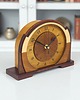 zegary Drewniany zegar art deco style - dekoracja kominka i biurka 4
