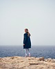 bluza z kapturem damska Bluza rozpinana LUZAK granatowy 3