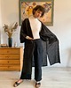 bluzki kimonowe damskie Kimono MIRA long / czarne 3