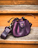 torby na ramię Śliwkowa torebka na ukos od LadyBuQ Art . Mała torebeczka vintage 9