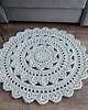 dywany Dywan ze sznurka bawełnianego szydełkowy 80cm 3
