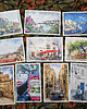 grafiki i ilustracje Malta w akwareli - zestaw 10 grafik 15x23 cm zestaw 1 6