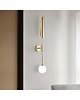kinkiety Lampa Ścienna Kinkiet Ścienny Baglio Złoty 69 cm 5