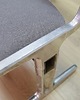 ławki Ławka aluminiowa szara, duński design, lata 60, produkcja: Dania 5