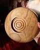 talerze, miski Ręcznie wykonana misa z drewna wiśniowego  3