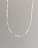 chokery Choker z kamieni naturalnych opal PASTELOWA BIEL 2