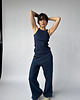 spodnie dresowe damskie Spodnie Relaxing navy blue 1