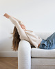 swetry damskie Sweter Simple biszkoptowy 3