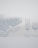 szklanki i kieliszki Zestaw kieliszków kryształowych, włoski design, lata 70, produkcja: Włochy 8
