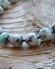 bransoletki wire wrapping Szare matowe kulki   - bransoletka 3