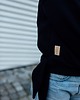 bluza bez kaptura damska Bluza OVERSIZE DAMSKA CZARNY KRÓLIK Z USZAMI 3