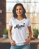t-shirt damskie Koszulka damska z napisem MAMA 4