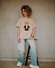 t-shirt damskie T-shirt oversize Axel Teddy dla mamy beige 2