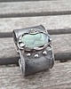 bransoletki wire wrapping Zielono - bransoletka regulowana 2