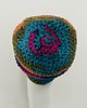 czapki damskie Kolorowa gruba czapka smerf ręcznie robiona 3