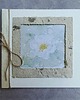 kartki scrapbooking Kartka okolicznościowa - biała piwonia. Akwarela i papier czerpany. 1