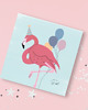 kartki okolicznościowe - wydruki Flamingowe sto lat! 1