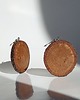 kolczyki drewniane Duże kolczyki z drewna 2