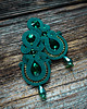 kolczyki soutache Szmaragdowe - kolczyki sutasz 4
