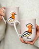 kubki Kubek Ceramiczny Ptak Dudek Ręcznie Malowany 300ml 3