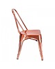krzesła Krzesło Metalowe Szczotkowane Miedziane Oranje 2