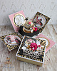 kartki scrapbooking Exploding box urodzinowy "Glam Rock" 1
