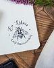 zakładki do książek Stempel ex libris, pszczoła - zestaw prezentowy 2