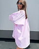 koszule damskie  Koszula Calm oversize pastel pink stripes 2